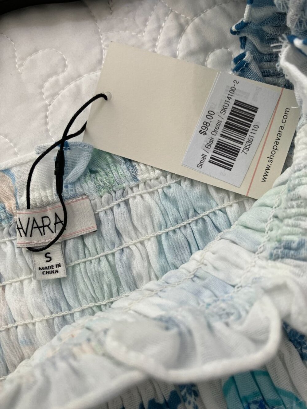 NWT Avara Blair Summer Dress size Small - Picture 4 of 4